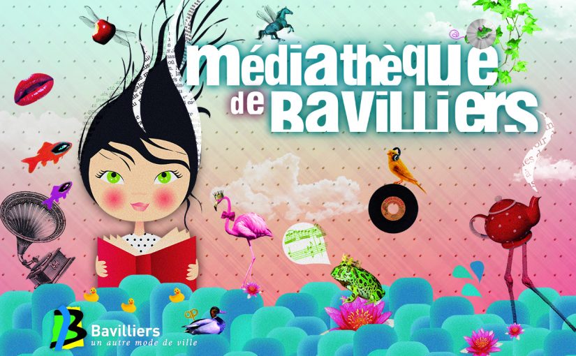 Affiche Illustrations Médiathèque de Bavilliers