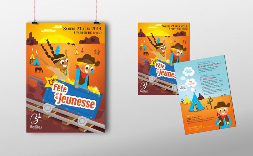 Affiche Fête de la Jeunesse Bavilliers 2014