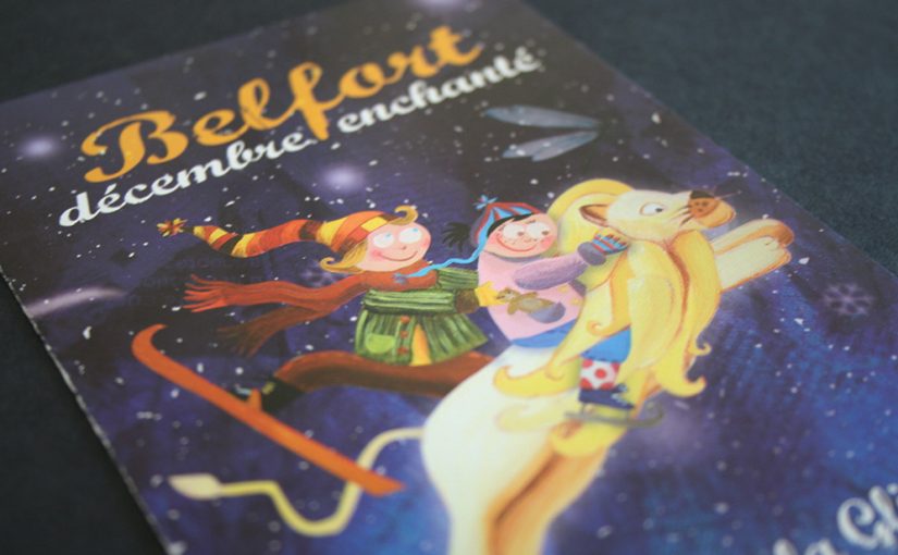 Dépliant Belfort Décembre Enchanté Noël Print