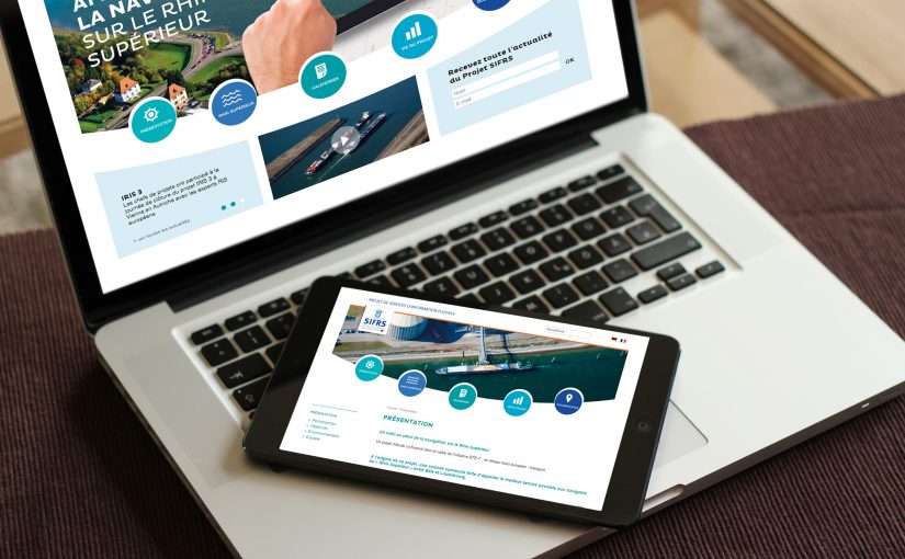 Maquette Site Web et Mobile Projet EDF/VNF