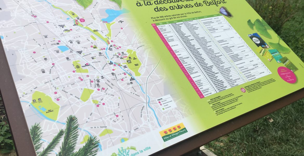 Nouvelle signalétique pour le parc F. Mitterrand – Belfort