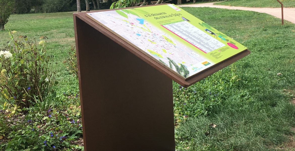 Nouvelle signalétique pour le parc F. Mitterrand – Belfort
