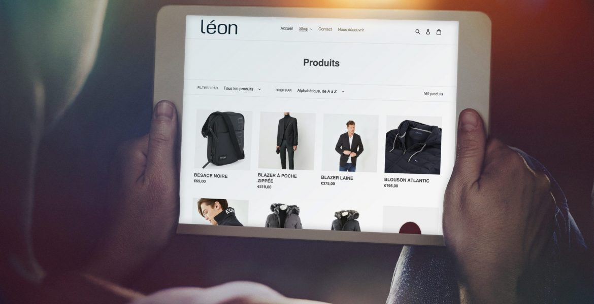 Réalisation d’un site e-commerce pour le magasin Léon habilleur