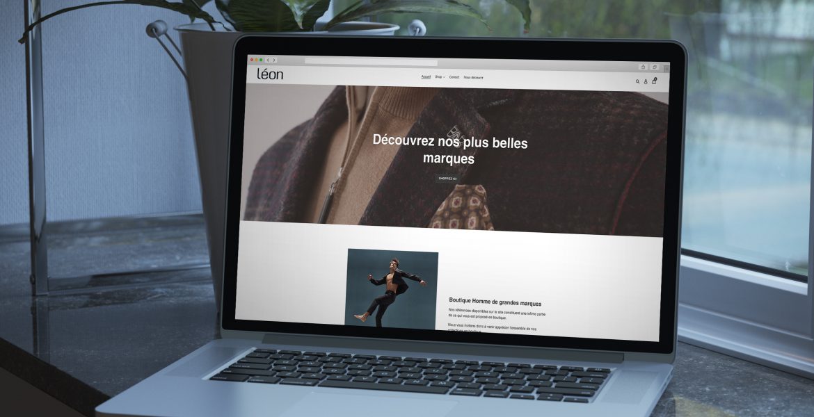 Réalisation d’un site e-commerce pour le magasin Léon habilleur